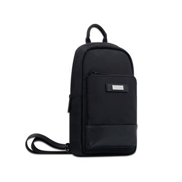 chất lượng  Scratch Resistant Business Sling Bag Black color For College School nhà máy