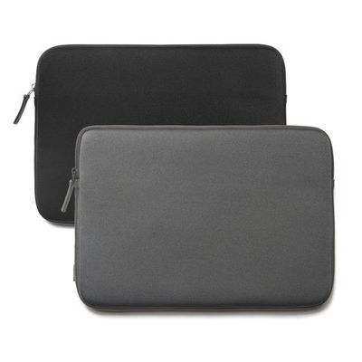 Chiếc túi xách máy tính xách tay được tùy chỉnh, vỏ máy tính xách tay Neoprene màu xám đen