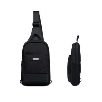 10' Unisex Sling Bag Daypack Messenger với màu xám đen